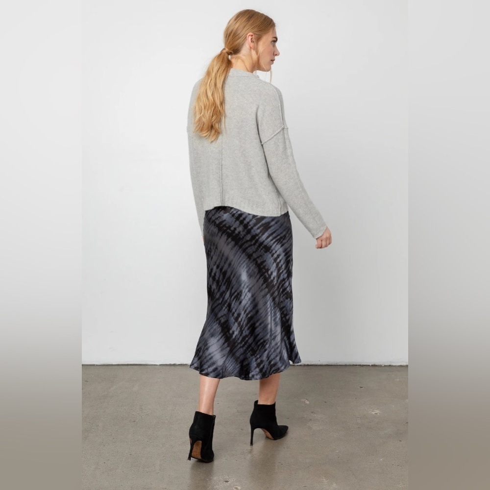 ‼️RARE‼️🎸RAILS🎸🔥NWT🔥Berlin Midi Skirt in Black Tide— S - Picture 4 of 15